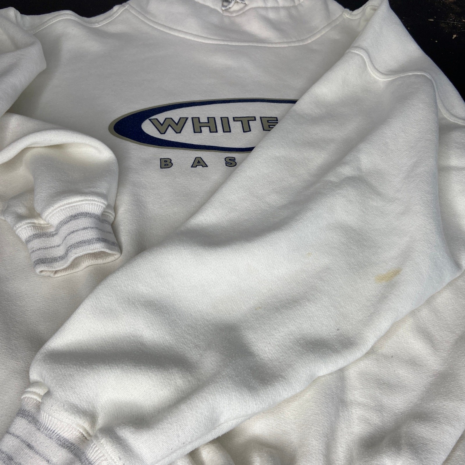 Vintage Whitecaps Baseball Mock Neck Sweatshirt – Adult Size M
