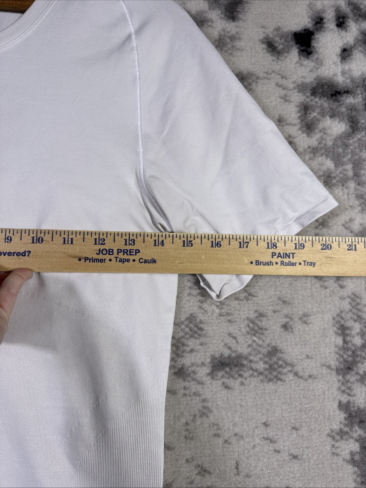 Spanx Ultra Sculpt Shirt Mens Size XXL White Short Sleeve Gym Training Nylon