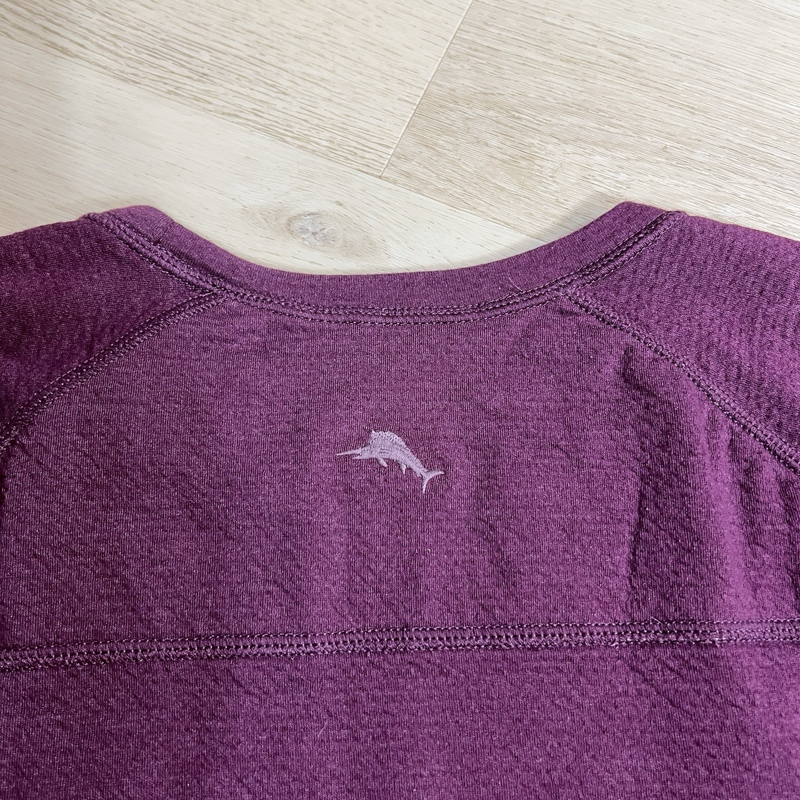 Tommy Bahama Men’s XXXL Reversible Long Sleeve TShirt – Purple Cruisewear