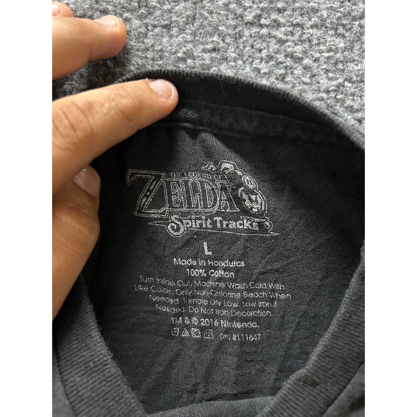 Nintendo Shirt Mens Size L Black Zelda Spirit Tracks Link Come At Me Bro Graphic