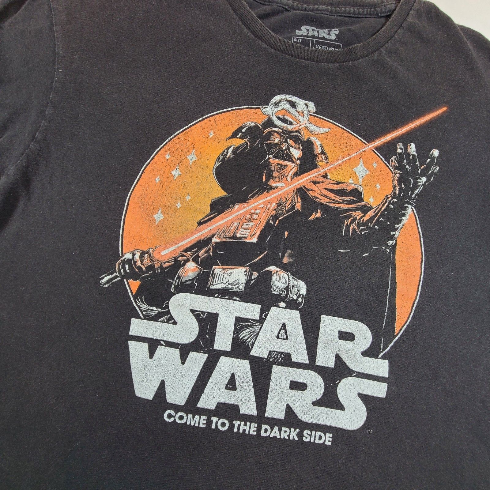 Star Wars Darth Vader Come To The Dark Side Graphic T Shirt Mens Black Large