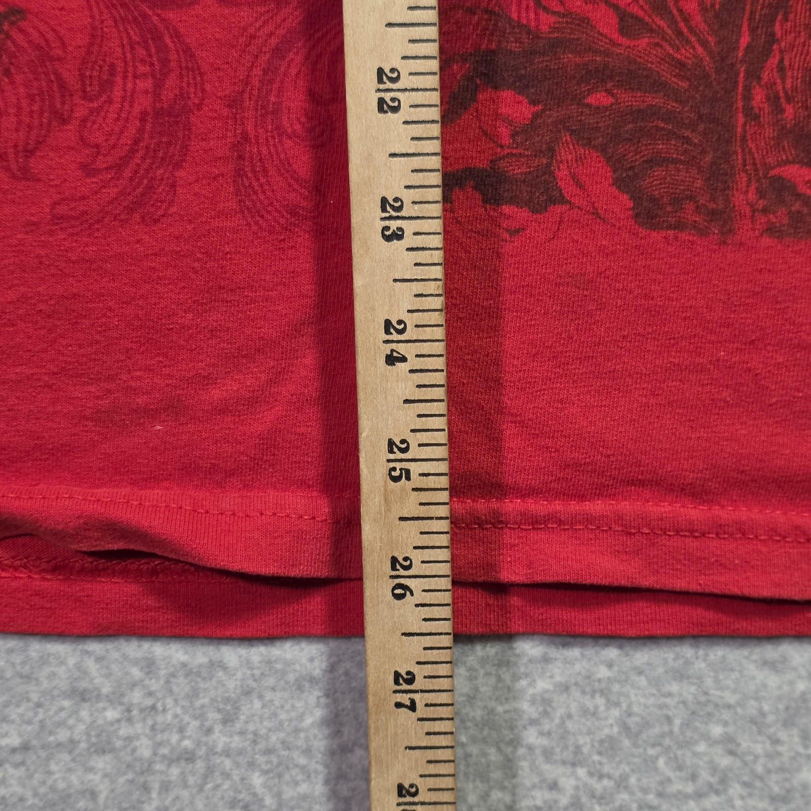 Alstyle Filthy Ink Skull Shirt Mens XL Red Gothic Tattoo Crossed Swords Graphic