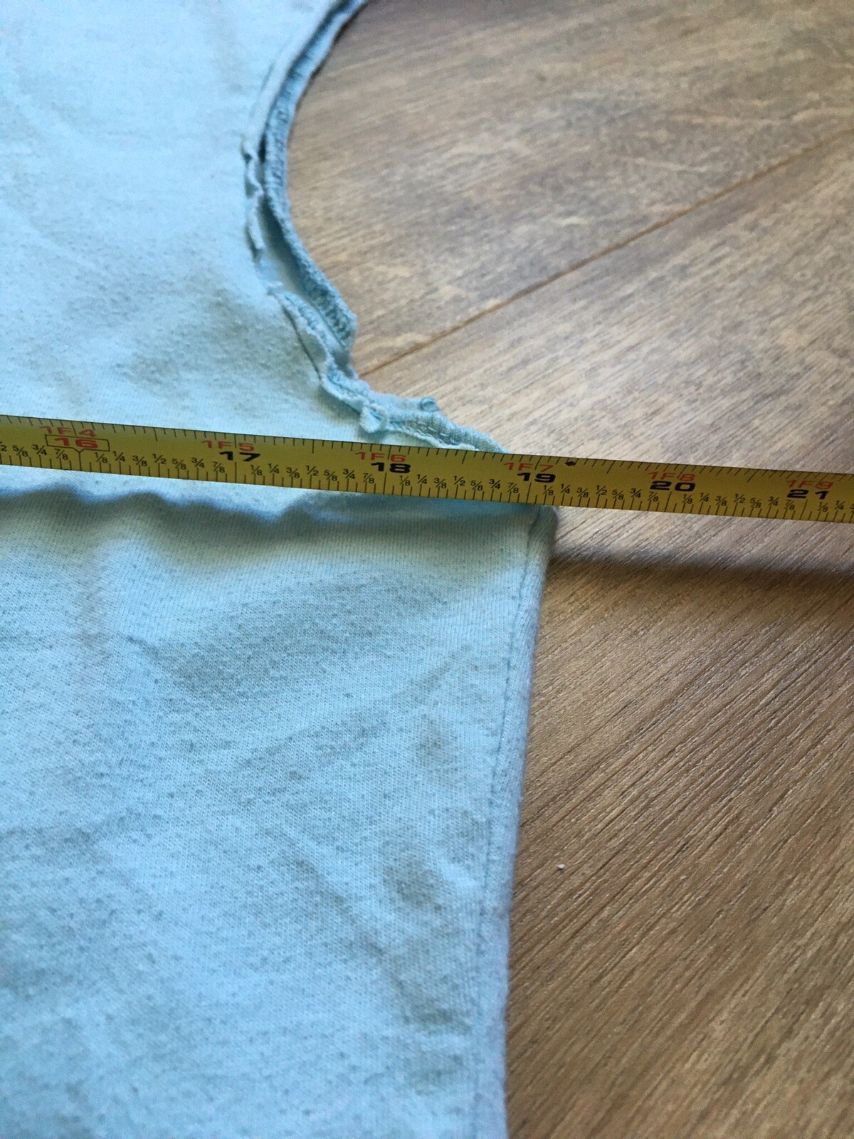 Big Leobowski T-Shirt Size Medium Walter Sobchak Light Blue Poly Cotton BDg Tee
