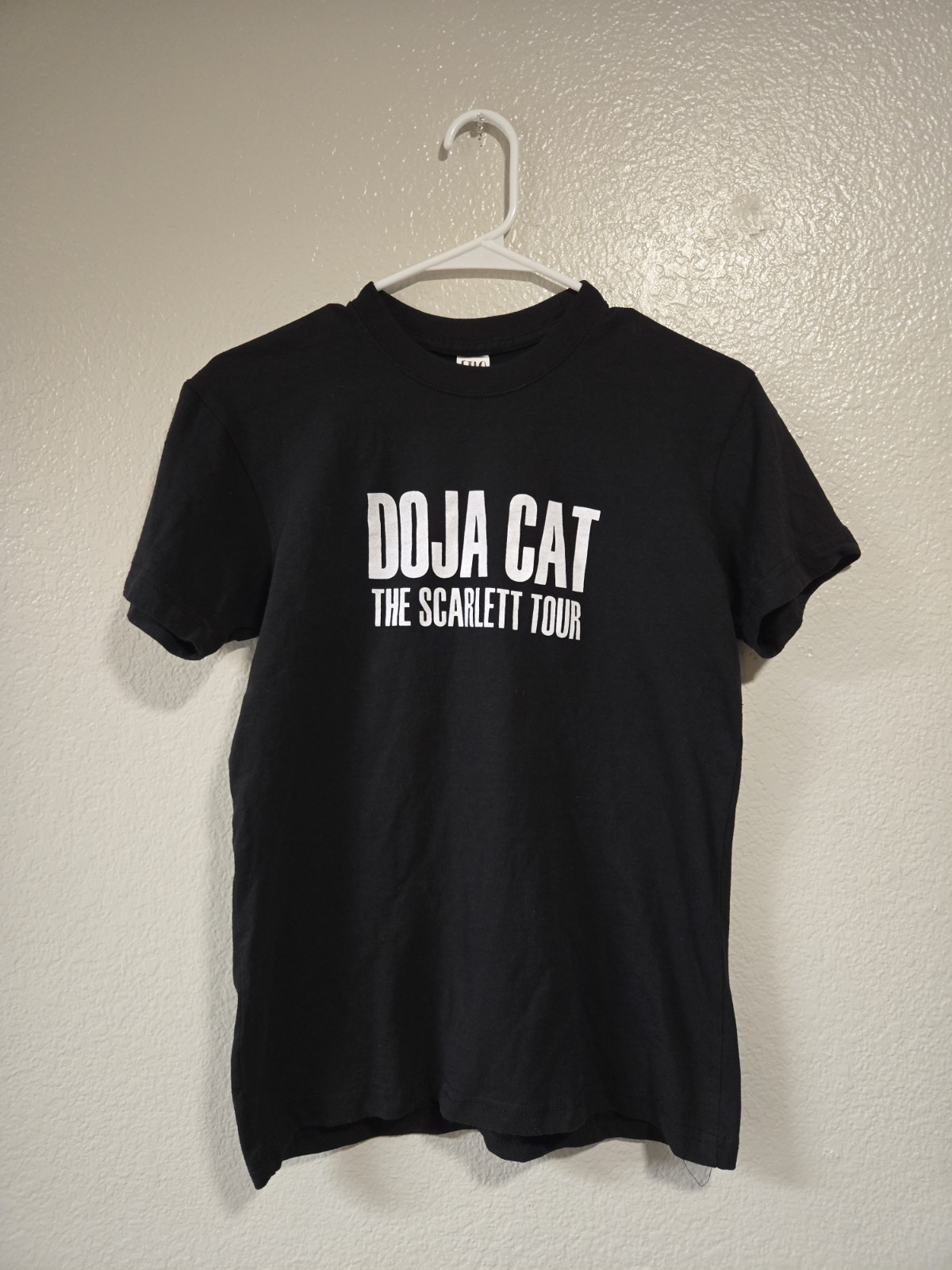 DOJA CAT THE SCARLETT TOUR 2023 MENS SMALL BLACK TSHIRT, HIP HOP, RAP, ICE…