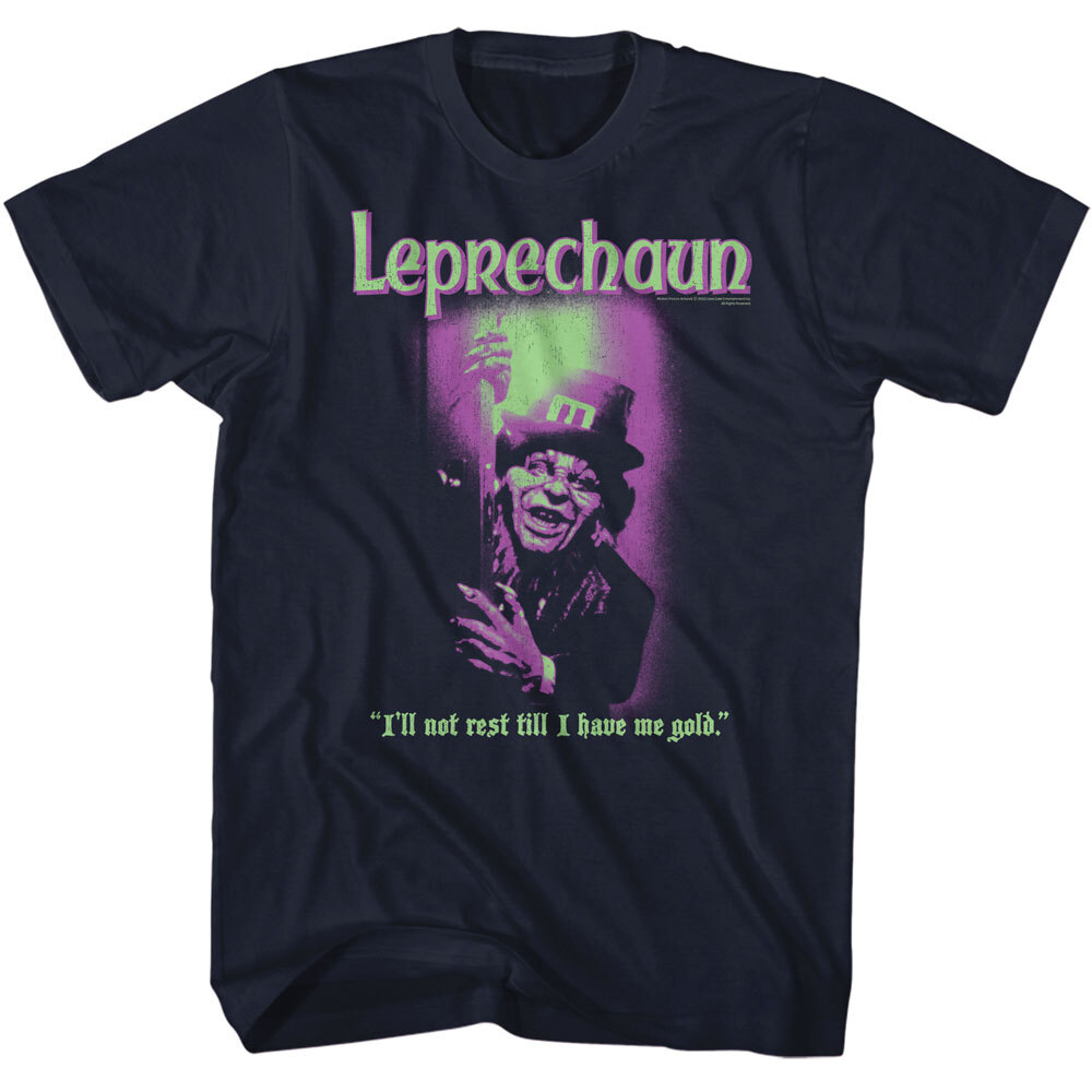 Leprechaun Movie Lubdan Buttowski I’ll Not Rest Till I Have Me Gold Men’s Shirt