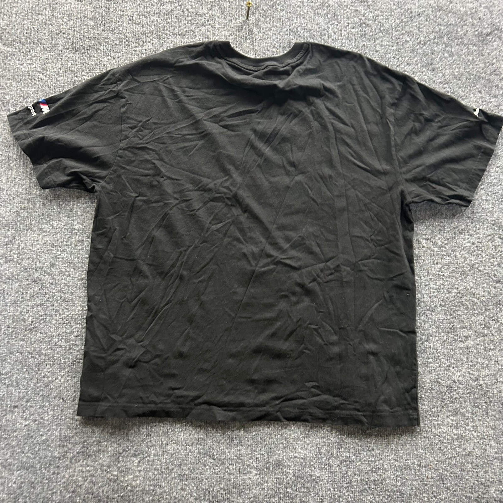 Puma T-Shirt Mens Size XL Black BMW Motorsport Graphic Short Sleeve Cotton Tee