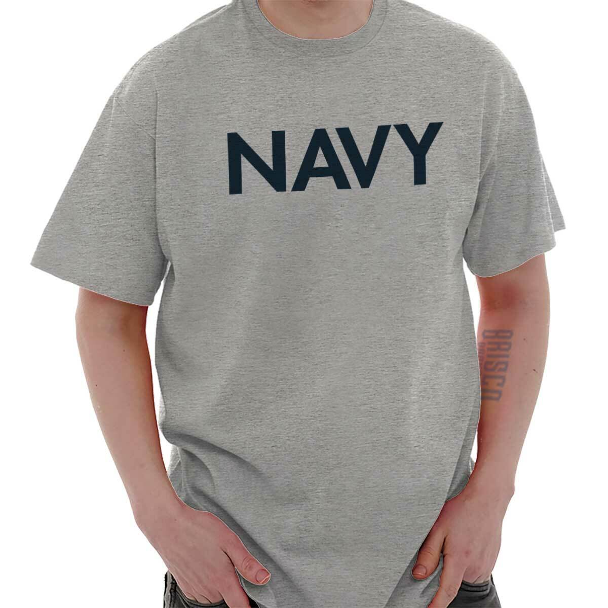 Navy PT Military USA Training Armed Forces Womens or Mens Crewneck T Shirt Tee