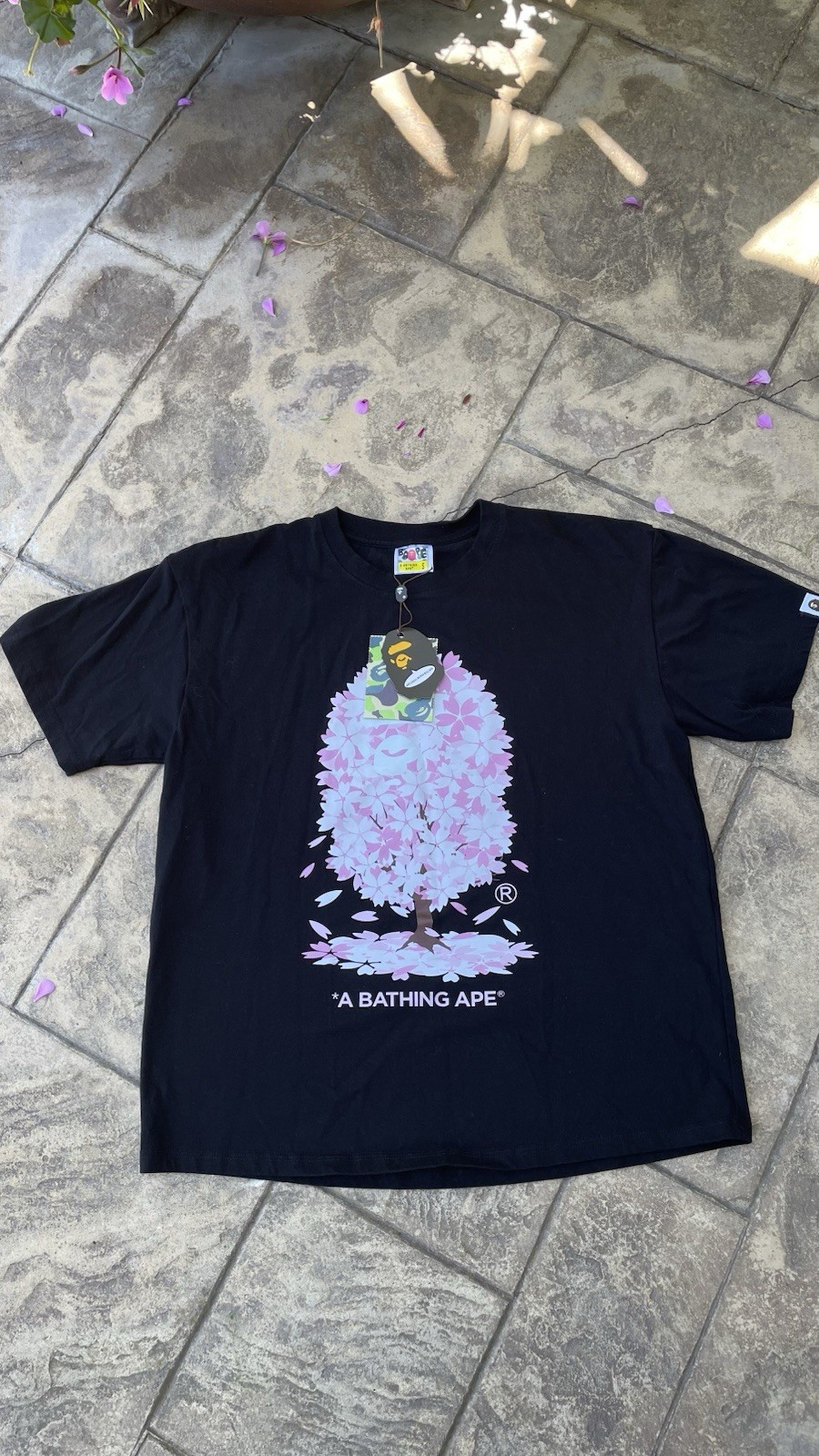 A Bathing Ape BAPE Black Ape Head Graphic Tee Men’s SIZE SMALL Cotton