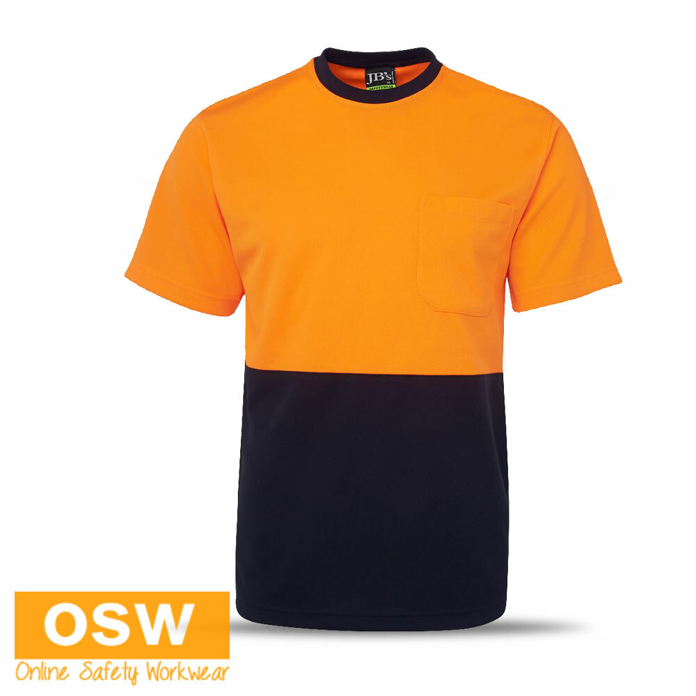 Hi Vis Micromesh LIGHT Weight Breathable COOL DRY Easy Care Work Tees XS-5XL