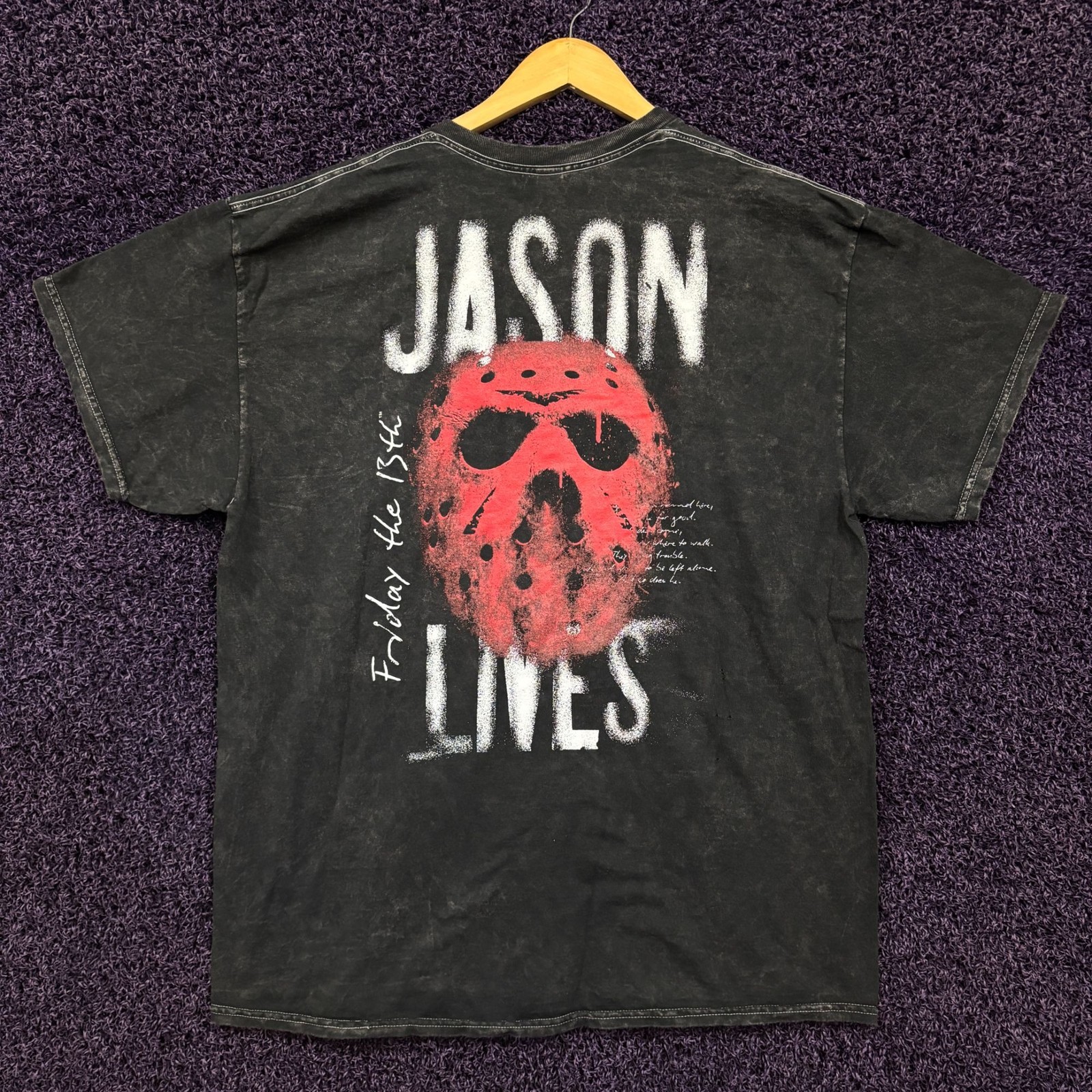 Friday The 13th X Bloody Disgusting Jason lives Horror Tshirt size XL