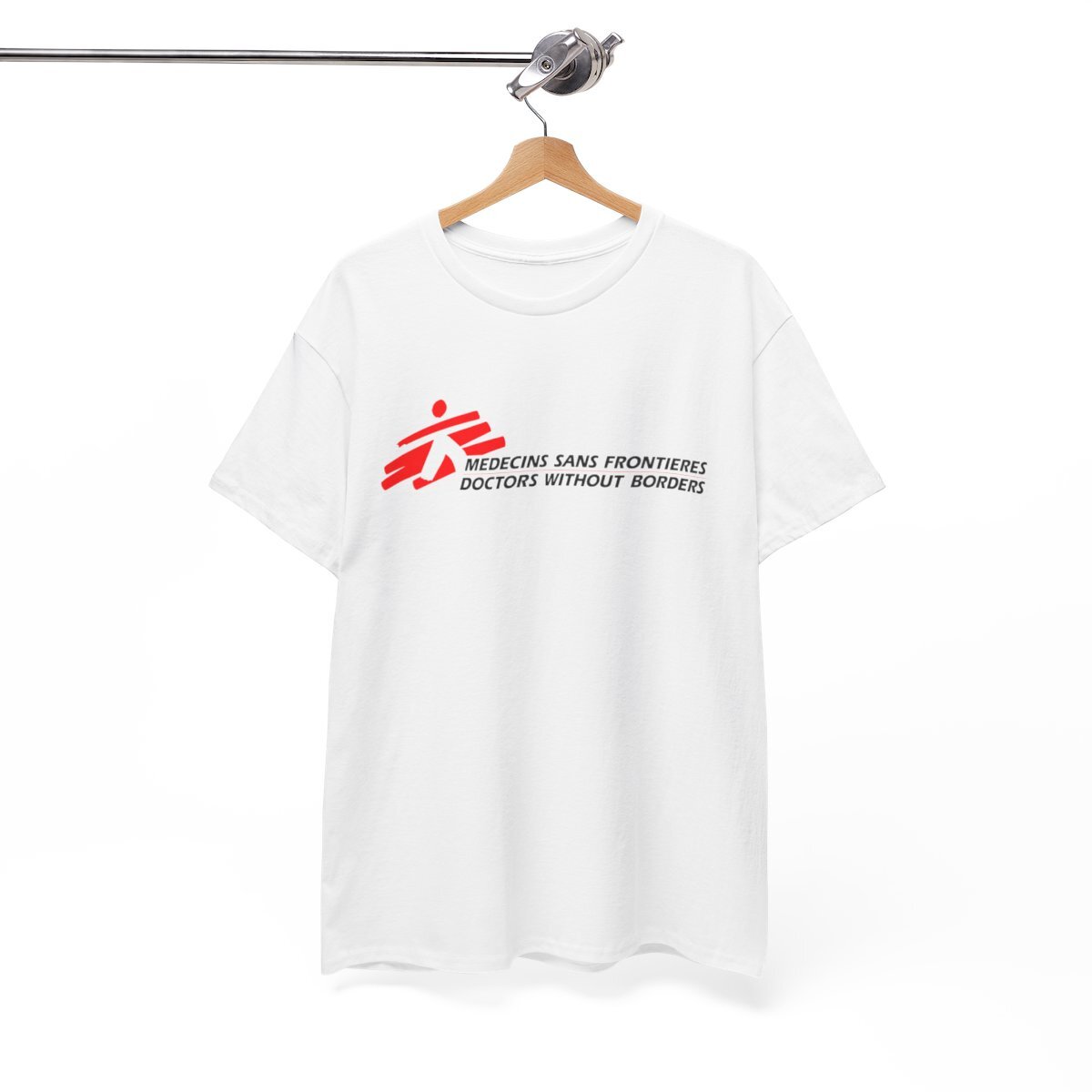 MSF Doctor’s Without Borders Logo White/Grey/Black/Navy T-Shirt S-5XL