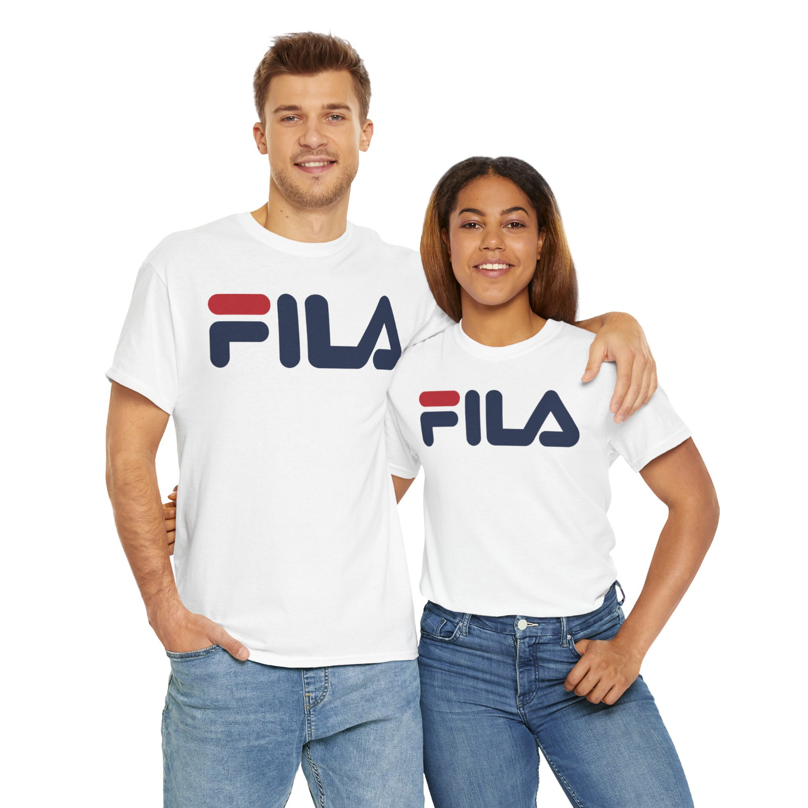 New Fila Sports Logo Men’s T-Shirt American Size S-5XL T-Shirt