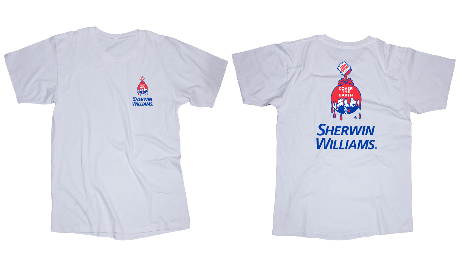 Sherwin Williams white t-shirt painting
