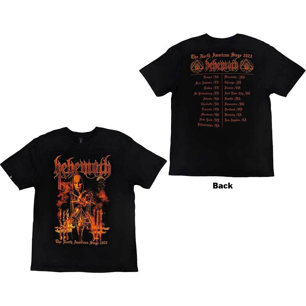Behemoth Unisex T-Shirt: North American Tour ’22 Puppet Master (Back Print)