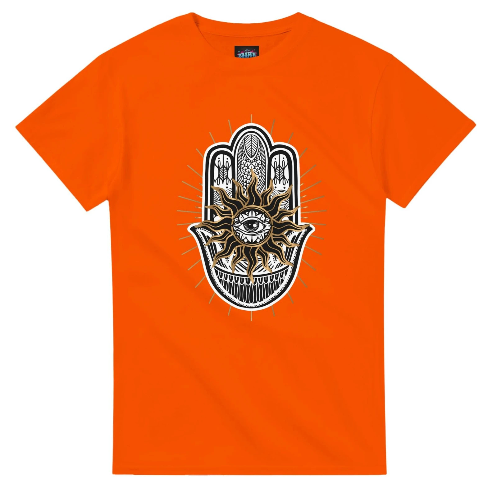 Graffiti Lux Meditation Graphic T-Shirt – High-Quality Cotton Tee-White XL