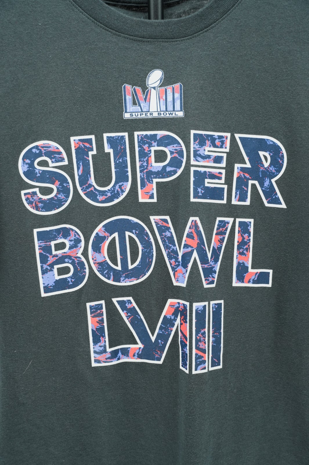 Nike Super Bowl LVII Men’s Large Charcoal Dark Gray Floral Graphic T-Shirt L NFL