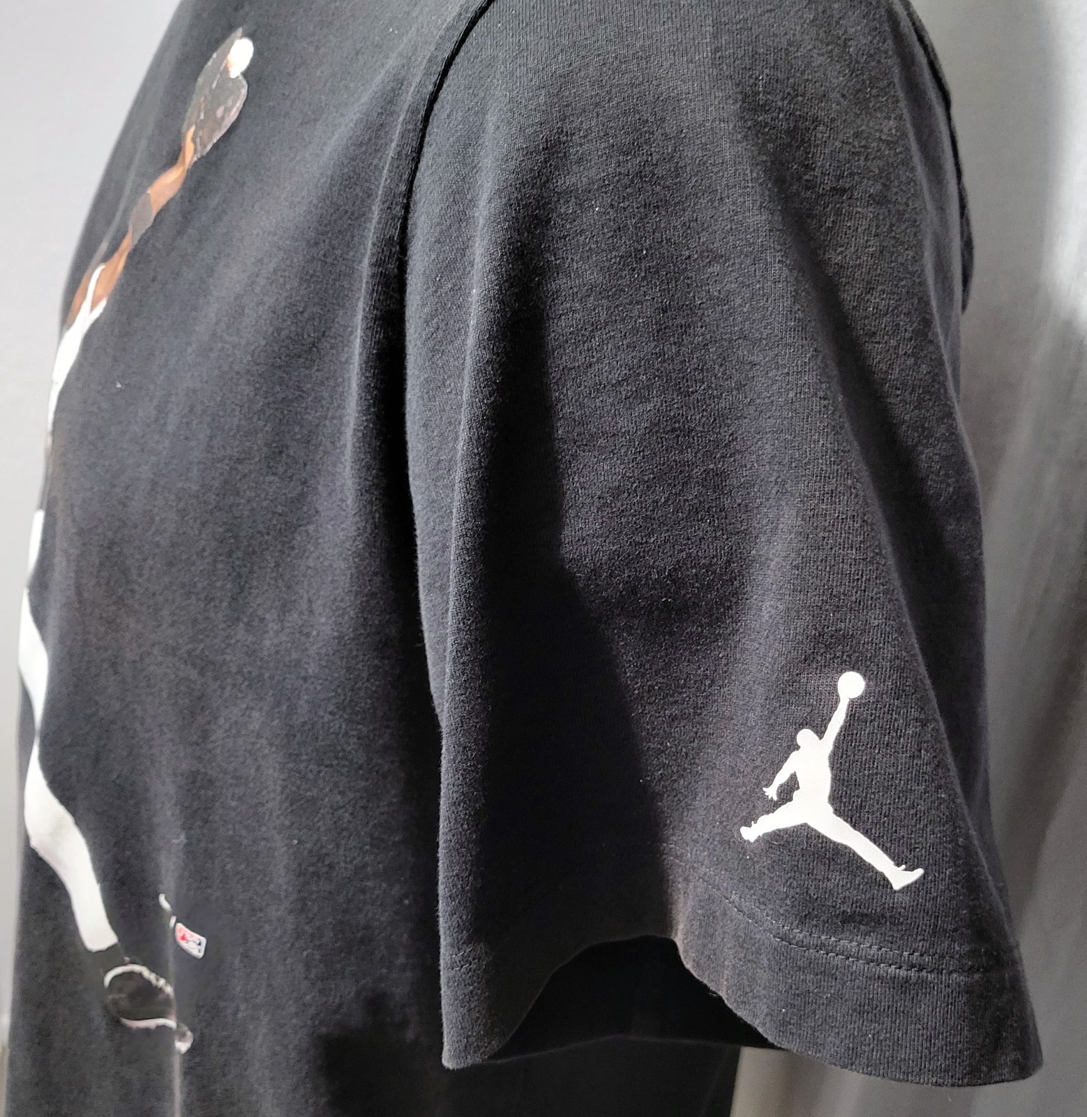 Vintage Nike Air Jordan Flight T-Shirt ~ #45 Birmingham Barons ~ Black Large