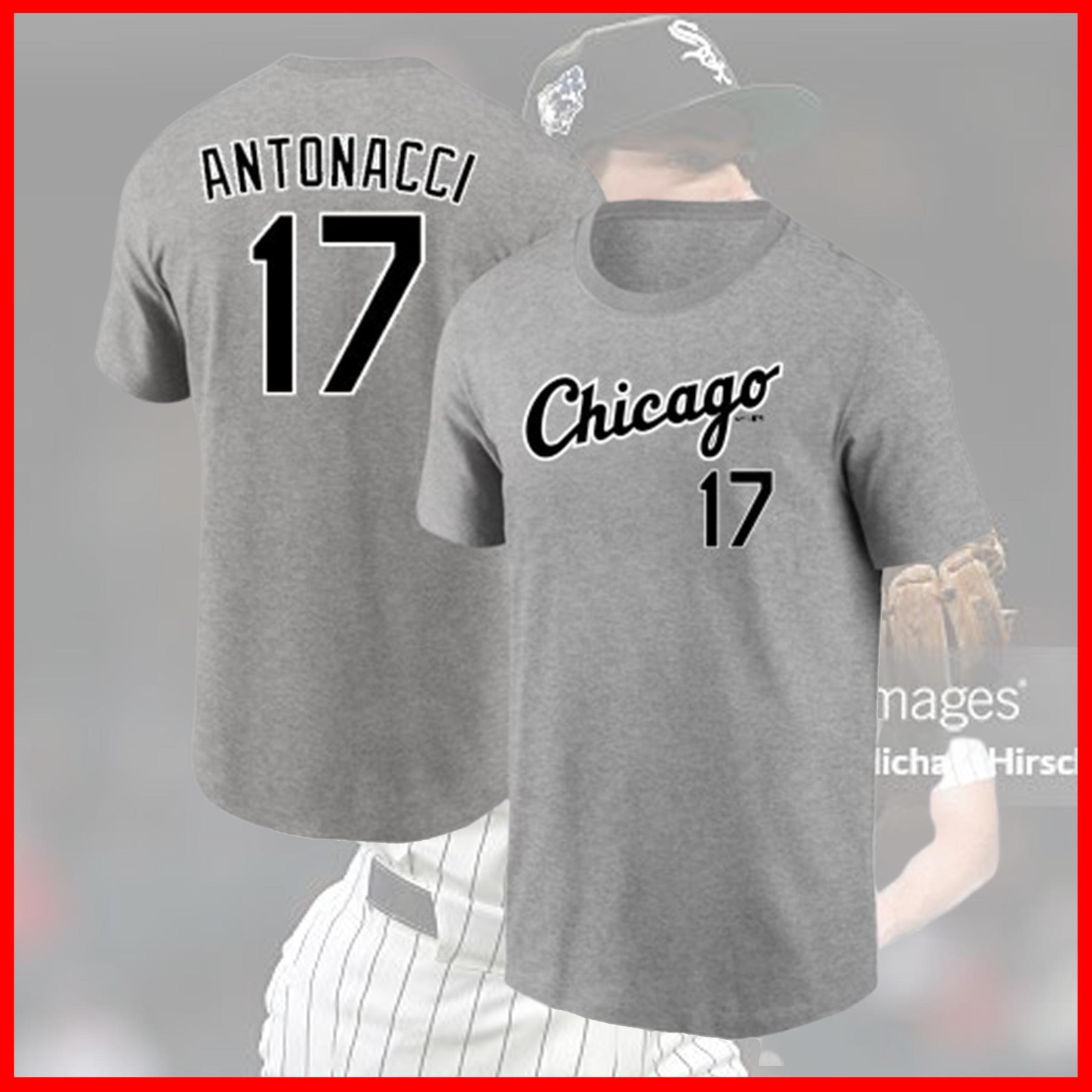 🔥 2026 Sam Antonacci #17 Chicago Baseball Team Name & Number Gifts For Fan