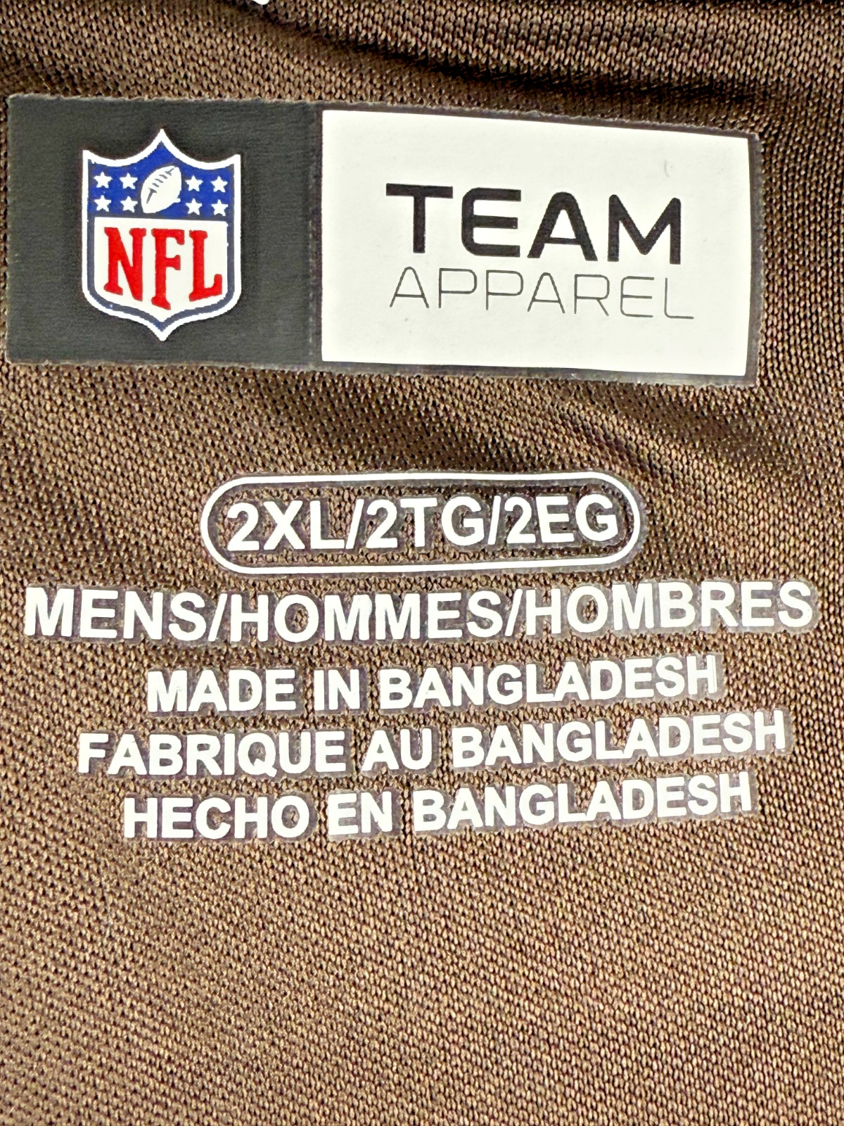 Size 2XL – Cleveland Browns Lightweight Quarter-Zip Crewneck Long Sleeve Shirt