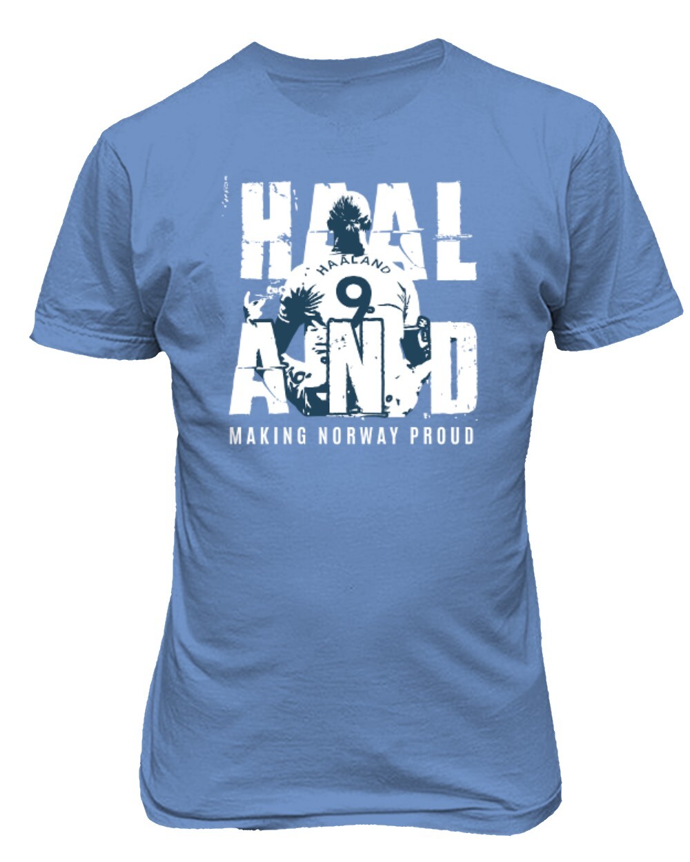 Haaland #9 Making Norway Proud Soccer Star Player Unisex T-Shirt