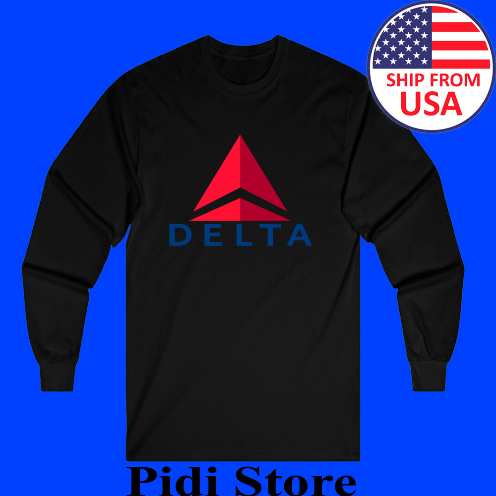 Delta Airlines Men’s Black Size S to 2XL