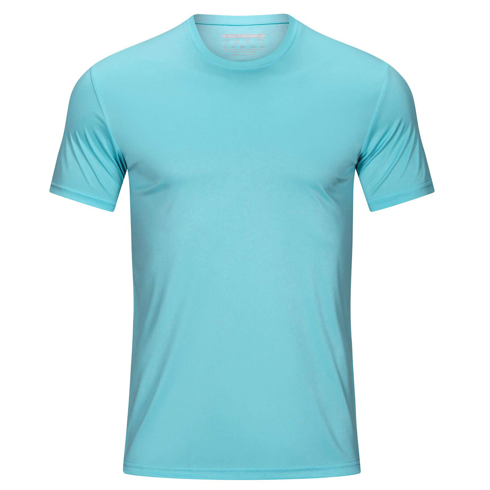 Men’s UPF50+ Short Sleeve T-Shirt Quick Dry Running Fishing Performance Tee Tops