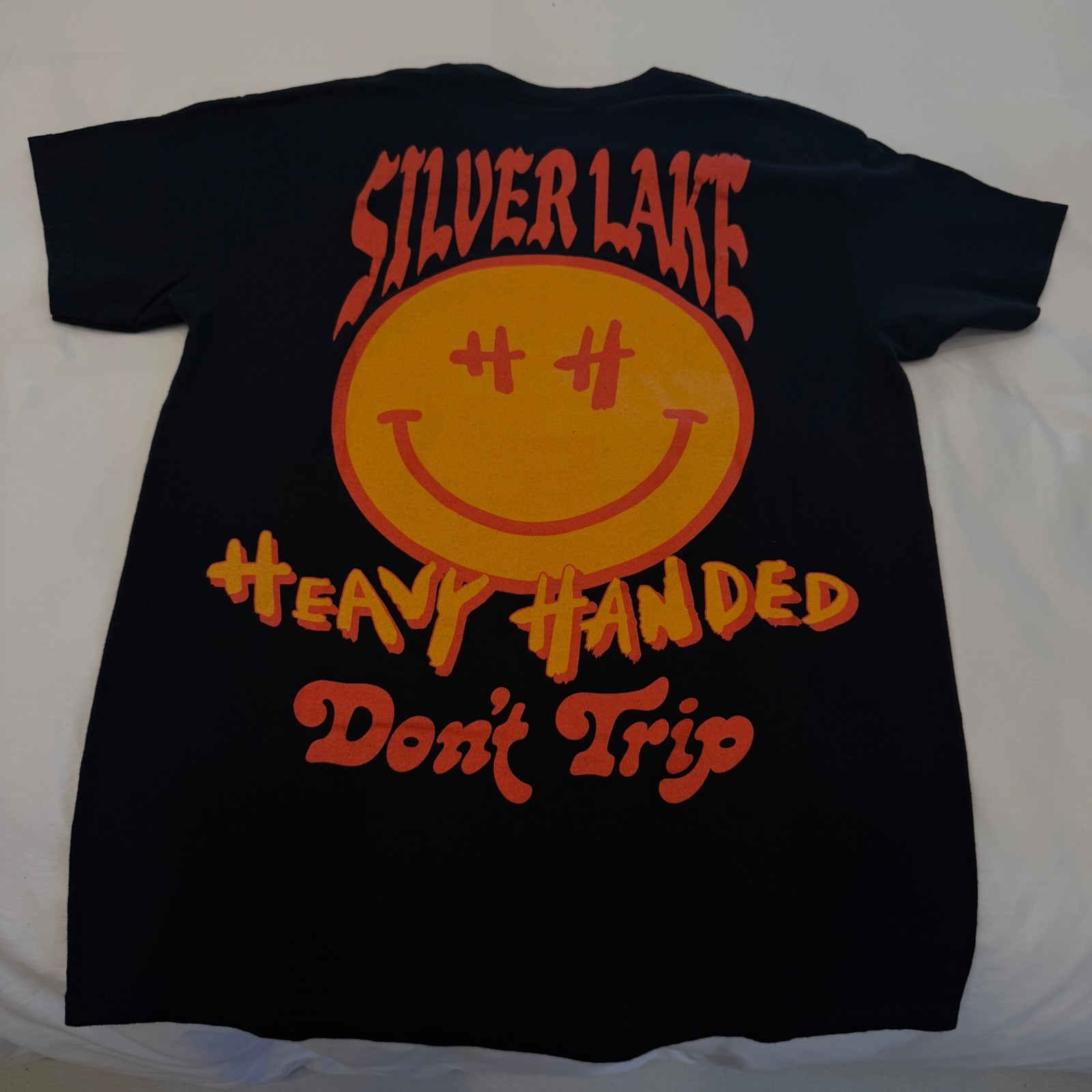 Free & Easy x Heavy Handed Silver Lake Dont Trip Graphic T-Shirt Black Medium