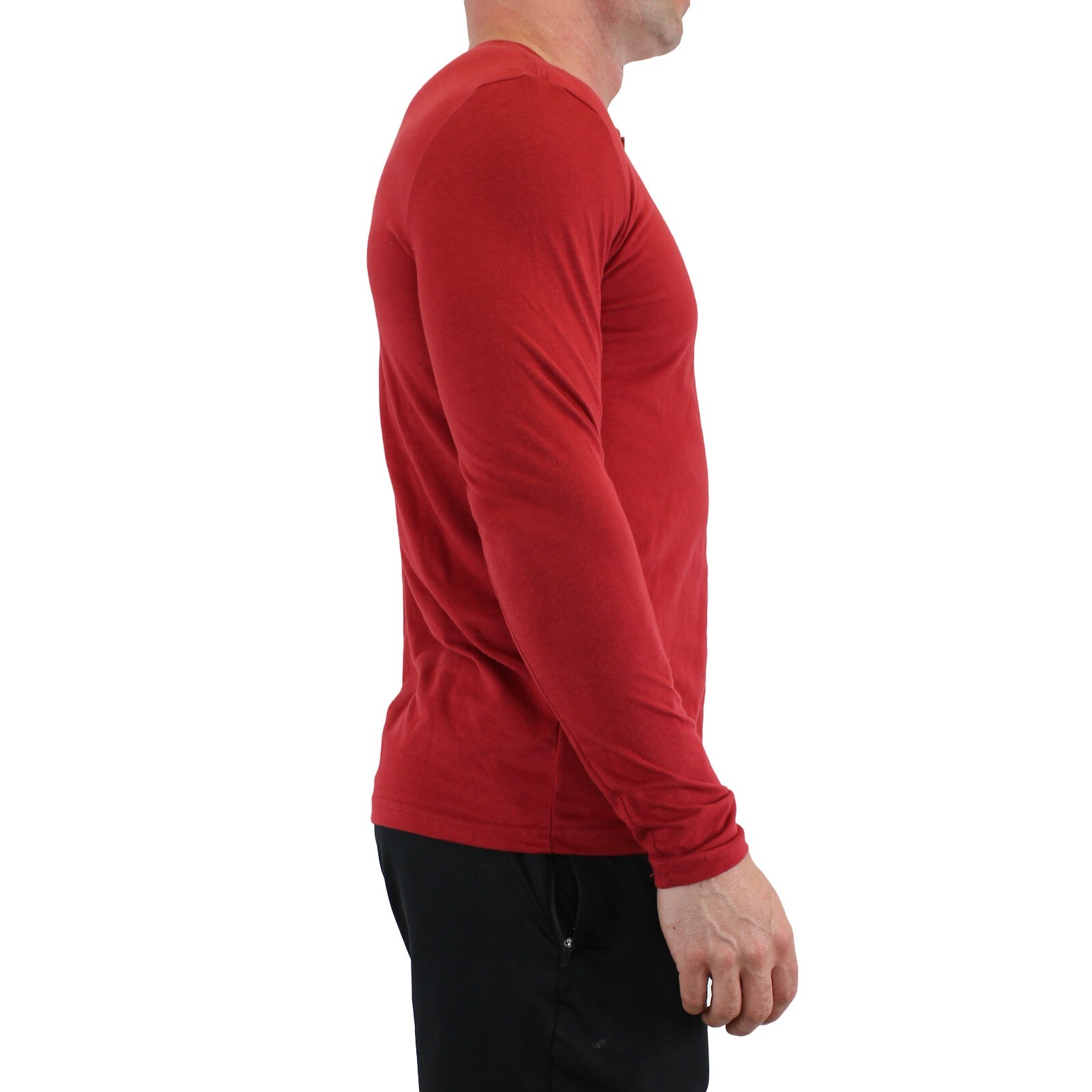 True Classic Men’s Shirt, Long Sleeve Henley Style Shirt MSRP $35