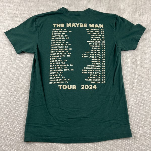 AJR The Maybe Man Tour T Shirt Mens Small S Green Music Band Official Merch