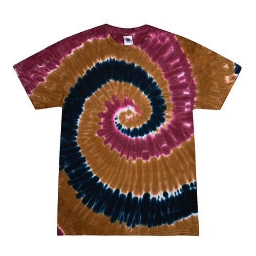 Multi-Color Tie Dye T-Shirts, Kids & Adults Short Sleeve Cotton Colortone