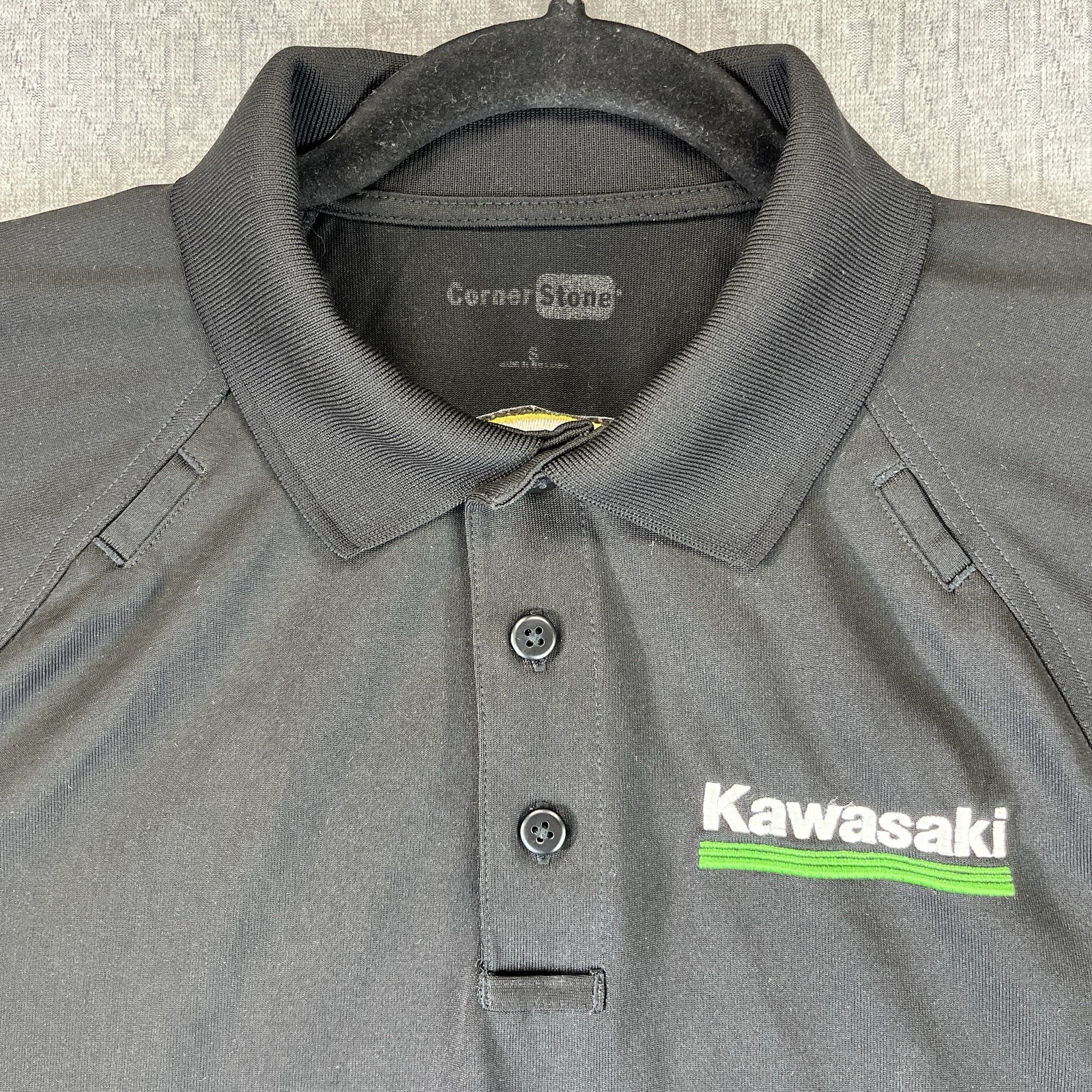 Kawasaki motorcycle polo shirt S 50th anniversary motocross dirt bikes, rare