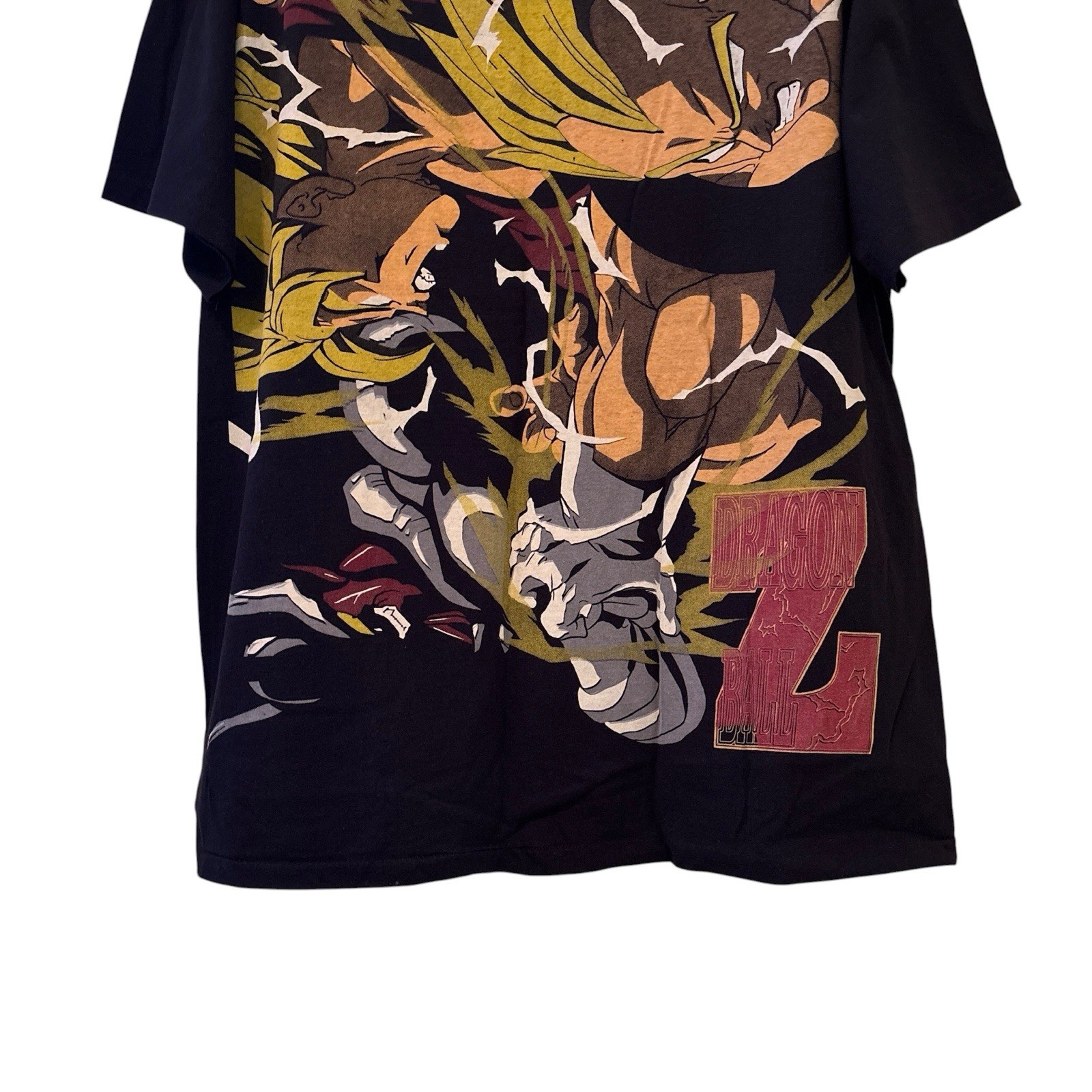 Dragon Ball Z AOP T-shirt Goku Anime Vintage Modern Reprint Single Stitch XL