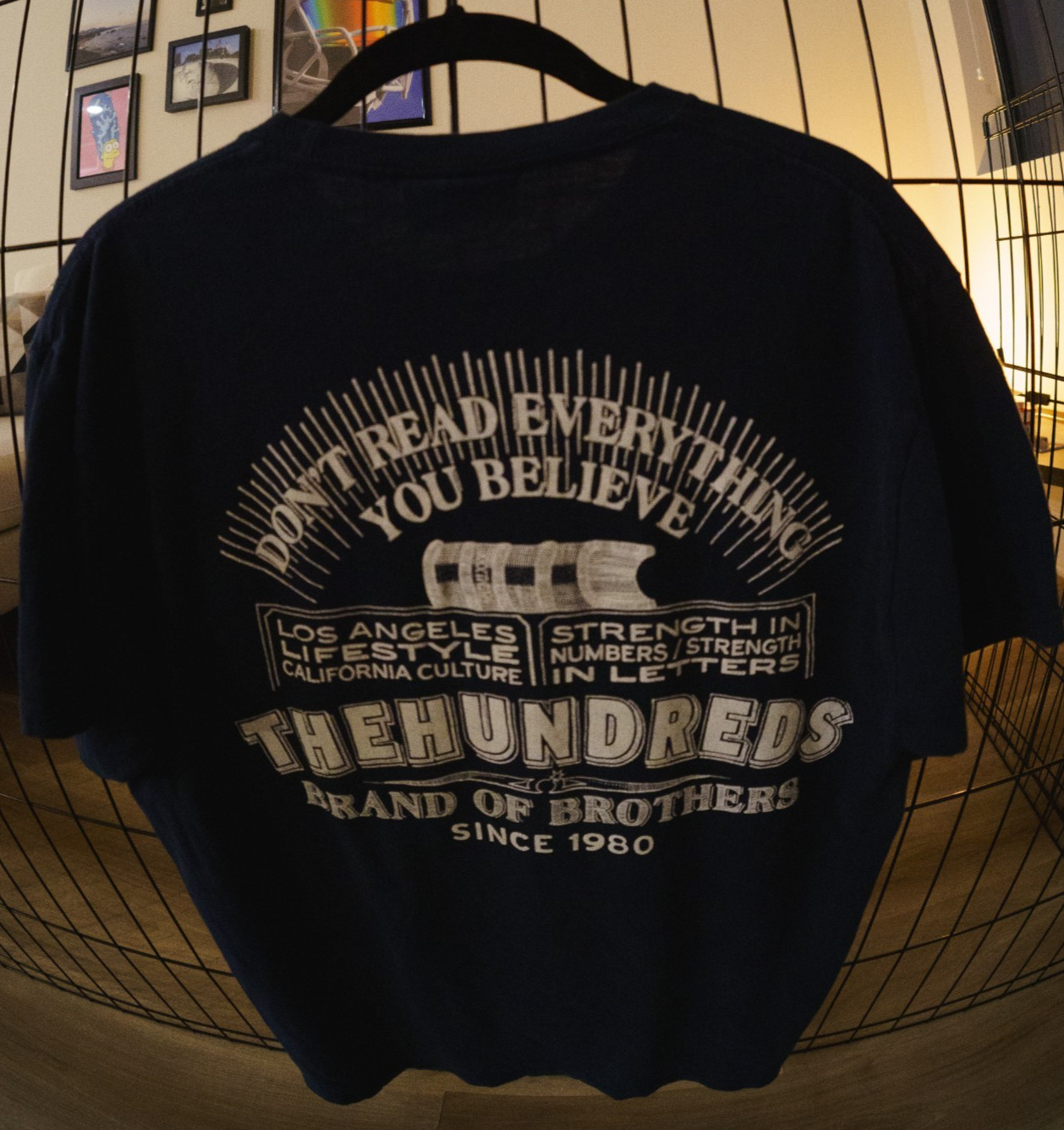 The Hundreds Tee – Navy Blue – M – Vintage