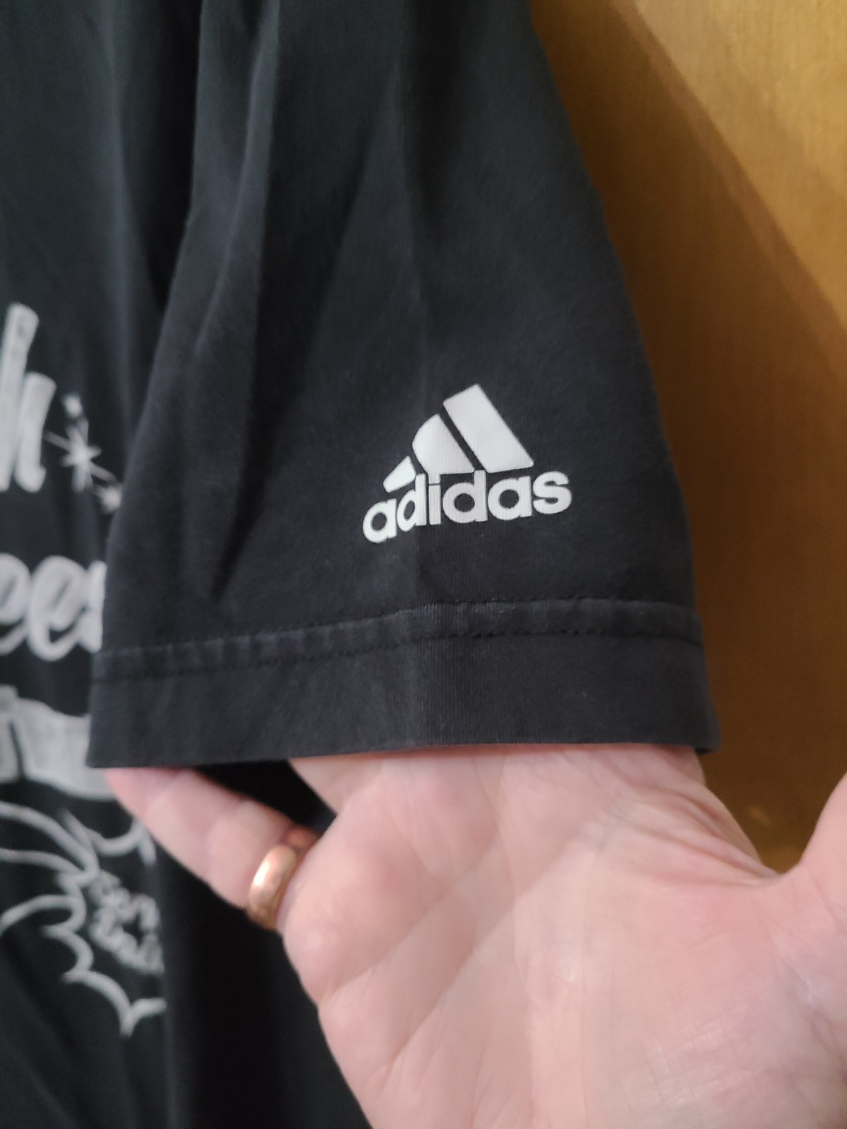 Adidas Climalite Basketball Fresh Threes Black Graphic Tee Shirt, Men’s XL