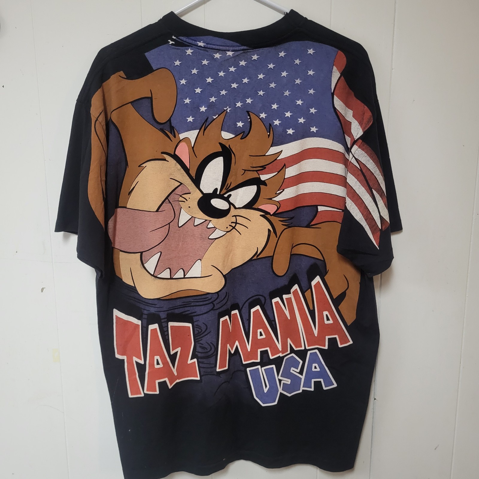 Vintage Wild Oats Taz Mania USA Size XL AOP T-Shirt