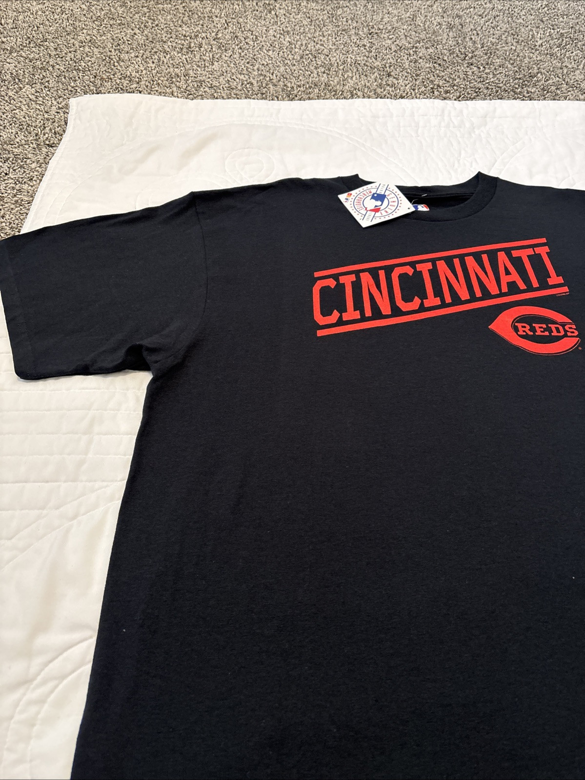 Cincinnati Reds Blackout MLB X-Large Cotton NWT