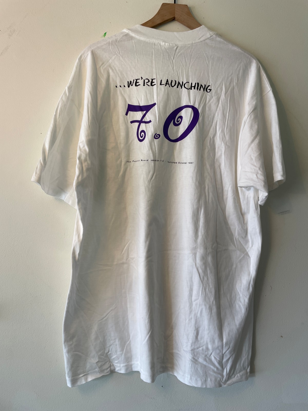 VTG 1997 Monster.com 7.0 T-Shirt XL Tech Internet Hanes Beefy