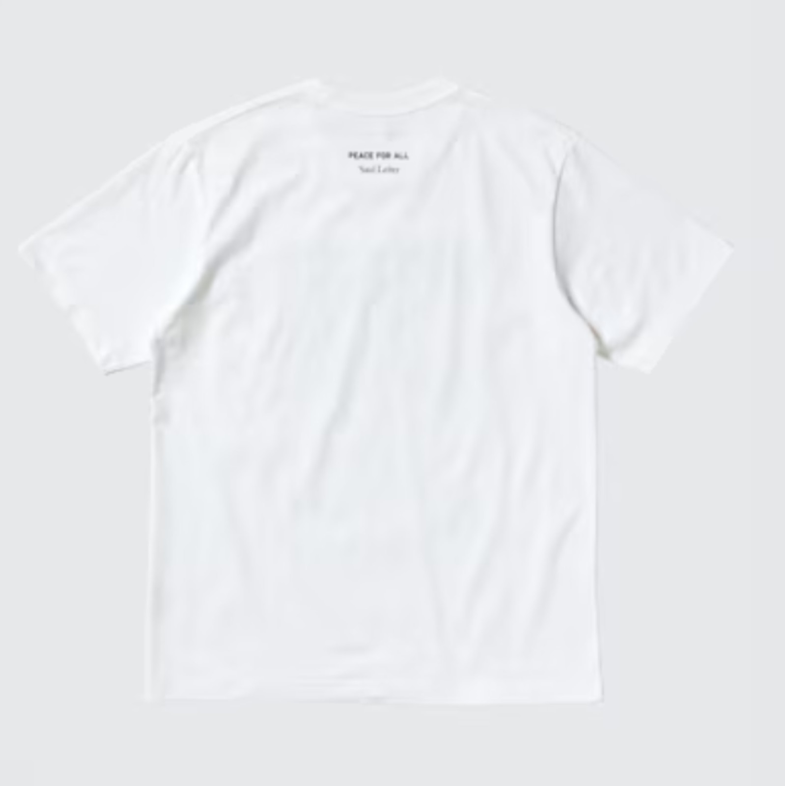 UNIQLO PEACE FOR ALL T-shirt / Saul Leiter White XS~4XL Unisex Men New Japan