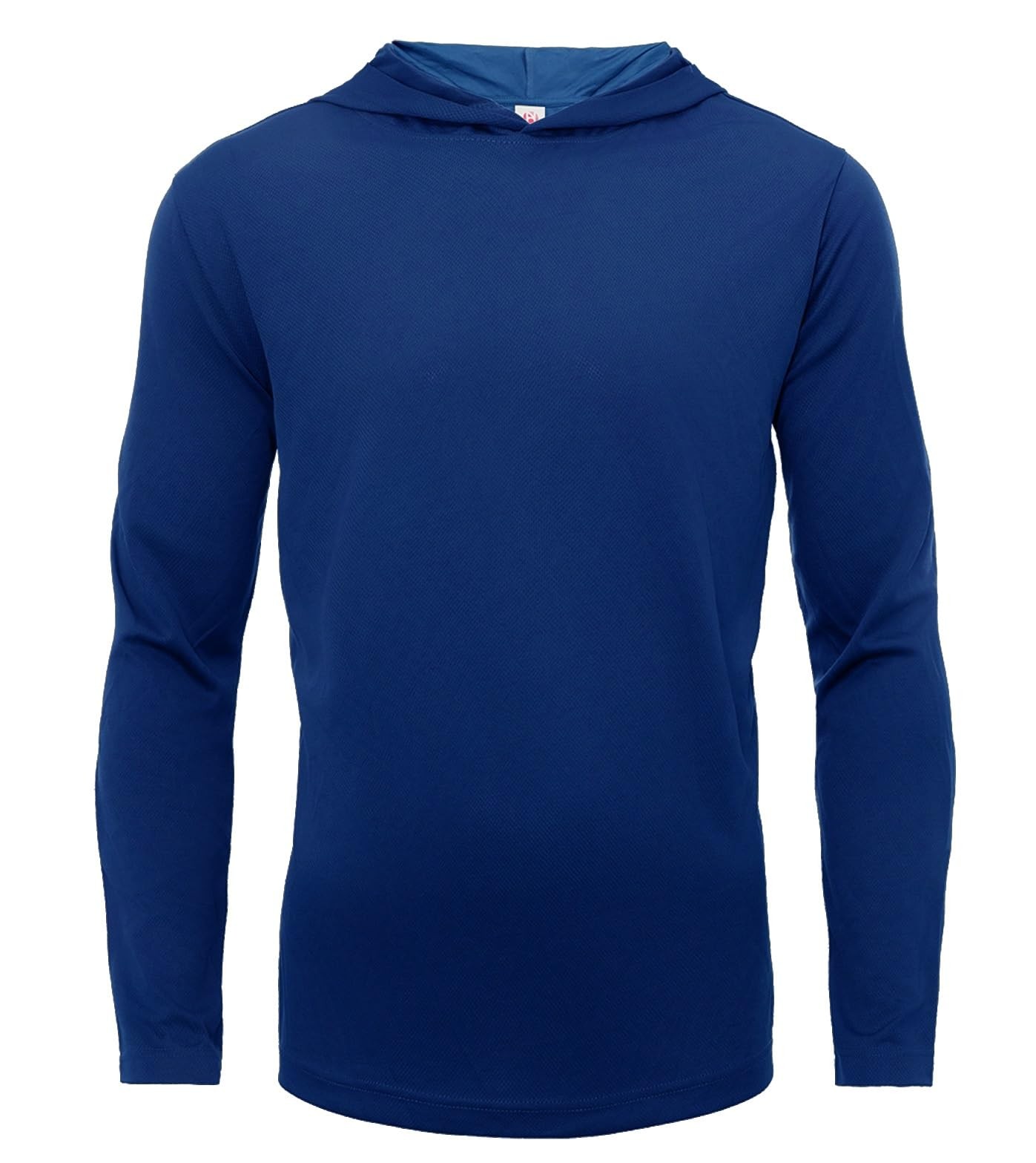 Men Long Sleeve Tee Shirts with Hooded 5 Pack Athletic Dry Fit Gym Work Shirt…