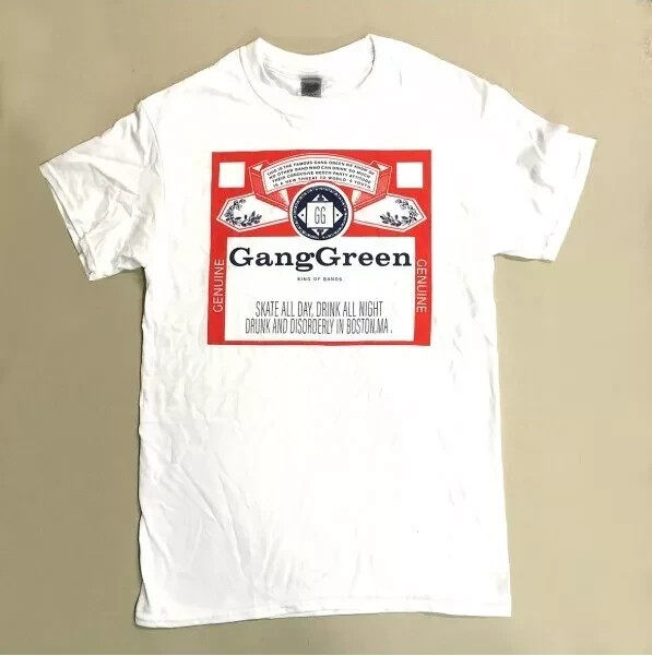 GANG GREEN T-Shirt, hardcore punk rock band, gift for fan S-4XL
