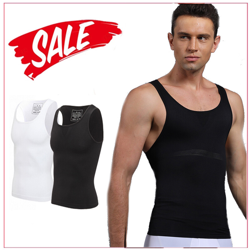 Men Body Slimming Tummy Shaper Underwear shapewear Waist Girdle Top Shirt Vest