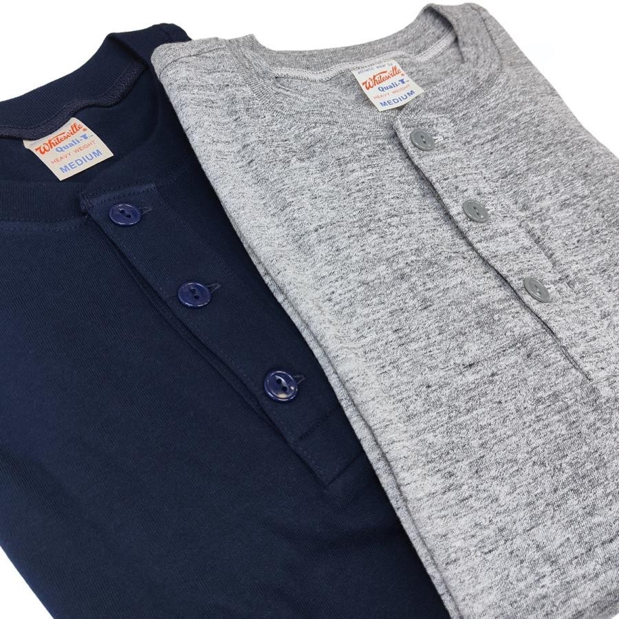 WHITESVILLE HENLEY NECK Short Sleeve 1-PACK T-SHIRT – [ WV79681] Made in Japan