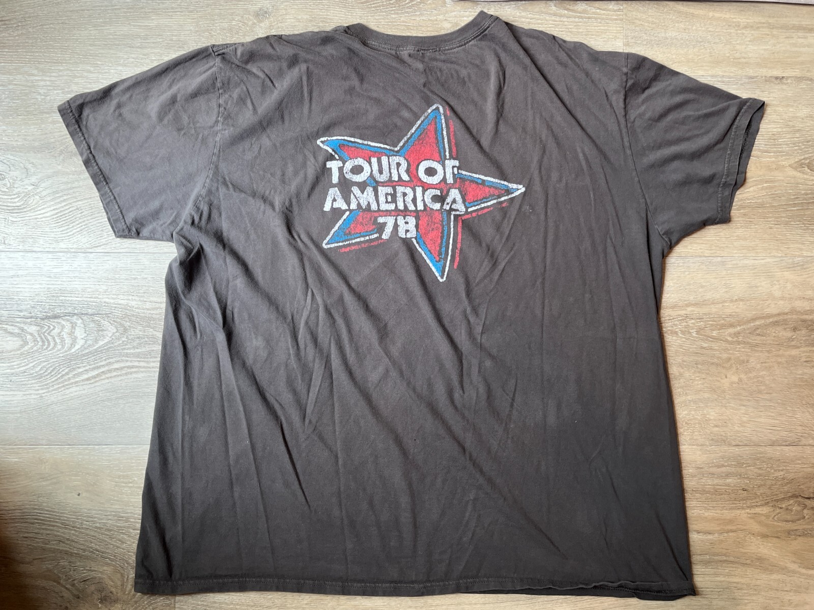 4 Rolling Stones Band Logo T-Shits, Bigger Bang Zip Code Tour MoMA 50 Years USED