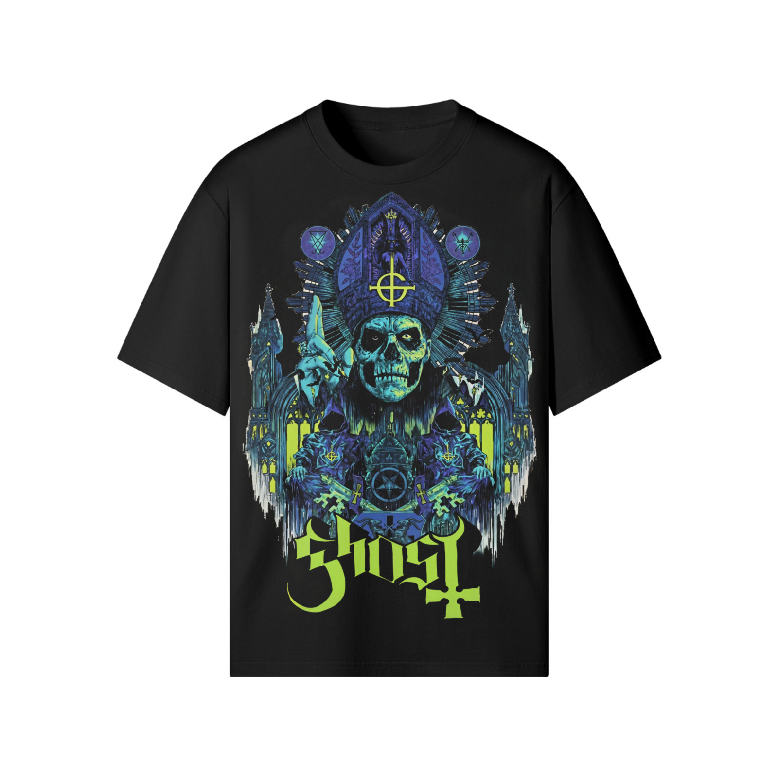 GHOST T-Shirt 220 GSM | Men’s Women’s Premium Regular Fit 100% Cotton DTG Print