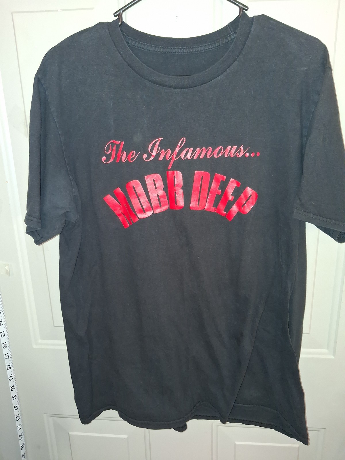 Mobb Deep T Shirt Black Red Graphic Hip Hop Rap Tee Mens M/L Tagless