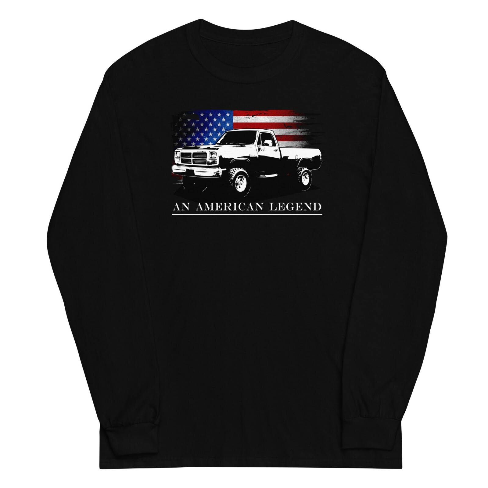 First 1st Gen Truck Shirt Mens Diesel Gas Truck Apparel American Flag T-Shirt
