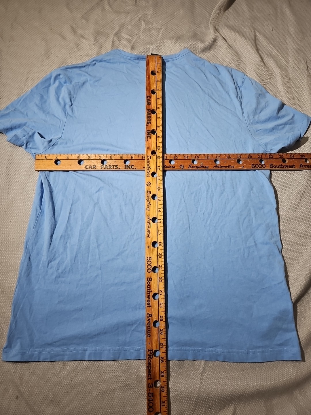 Hugo Boss Shirt Mens XXL 2XL Blue Textured Spellout Casual Streetwear Tee