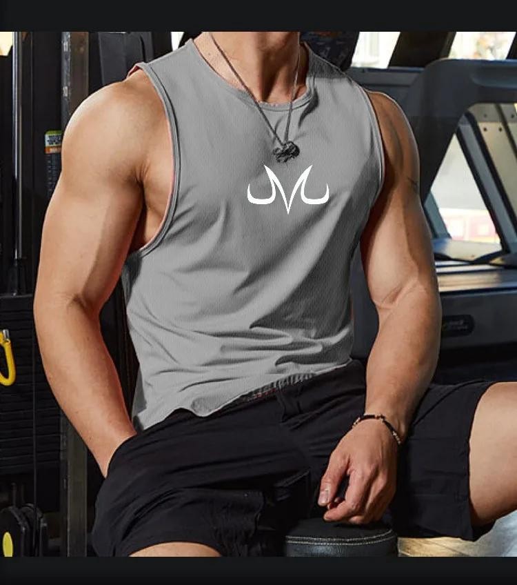 Men’s Gym Tank Top Muscle Shirt Sleeveless T Shirt Workout Fitness Training Tee