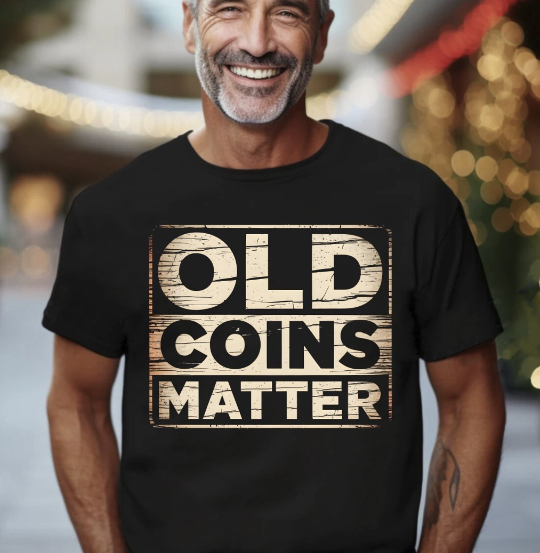Old Coins Matter for Numismatists Black T-Shirt S-5XL