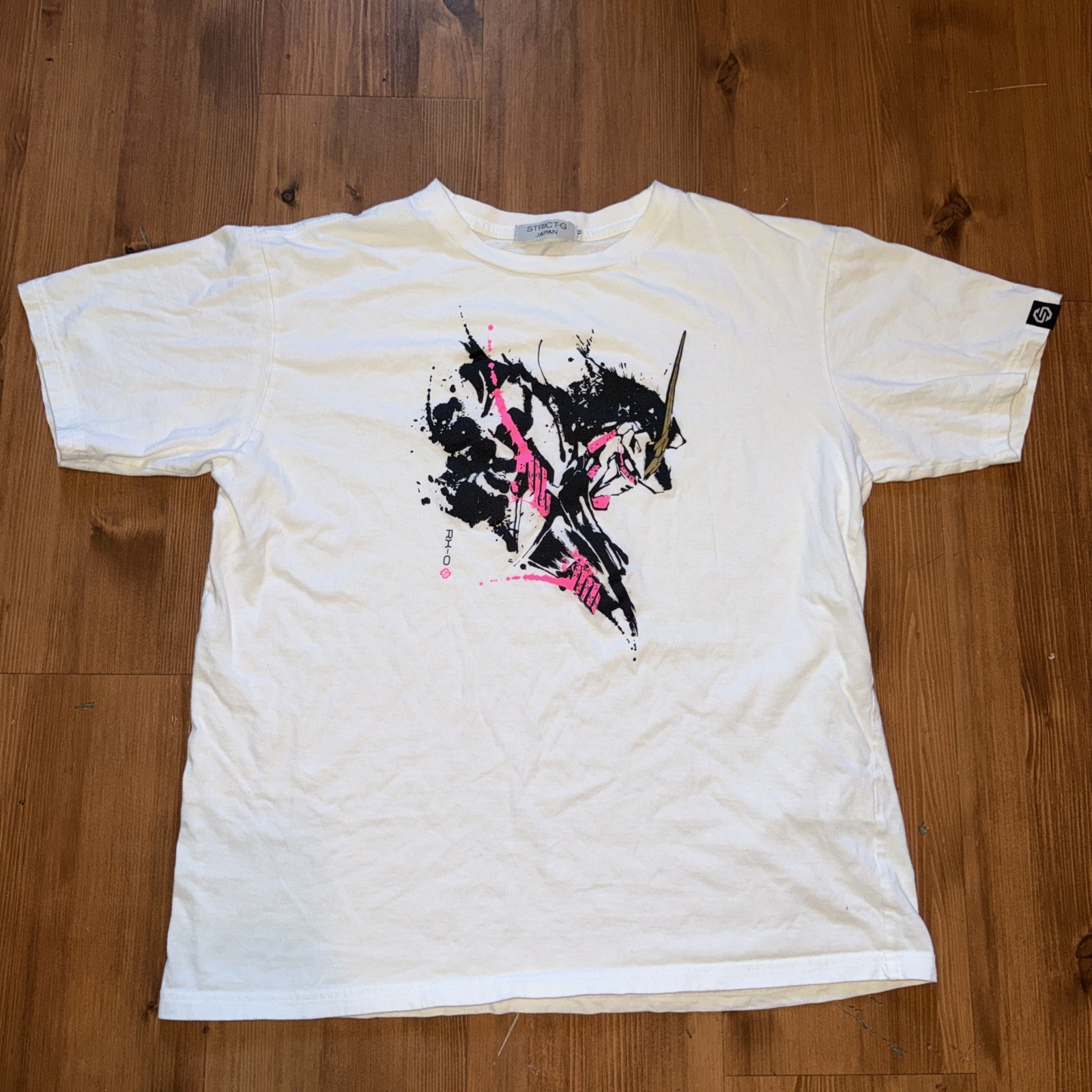Strict-G Sinanju Shirt Made in Japan Mens Size XL White Rare
